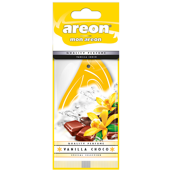 Areon Papel Mon Vanilla Choco | Aromatizante com Fragrância de Baunilha e Chocolate | Durabilidade até 40 dias | REF:1621
