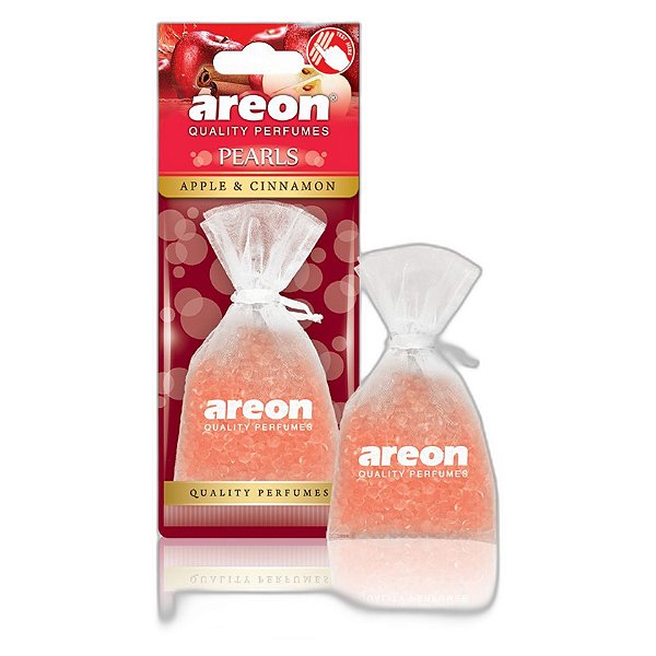 Areon Pearls Apple & Cinnamon | Aromatizante Sofisticado para Pequenos Ambientes | Frescor e Aconchego | REF:6110