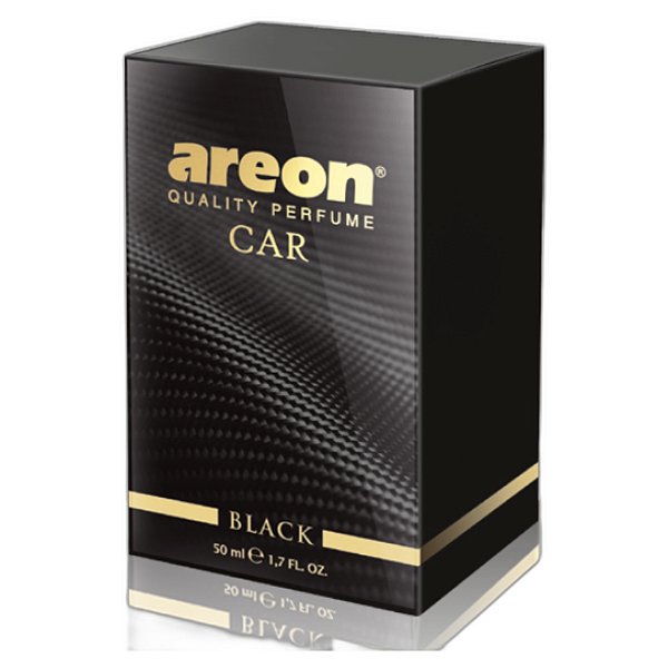 Areon Perfume Vidro 50ml Black | Aromatizante Premium para Veículos | Luxo e Perfume Duradouro | REF:1627