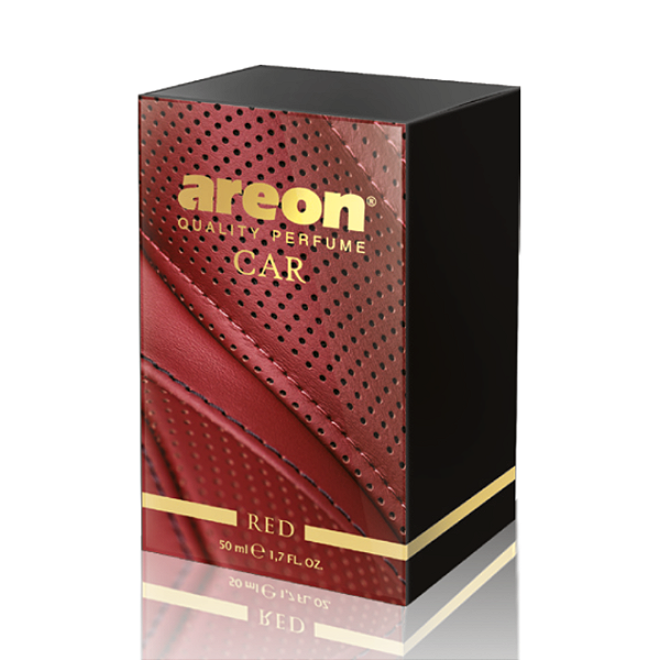 Areon Perfume Vidro 50ml Red | Aromatizante Premium para Veículos | Energia e Sofisticação | REF:1631
