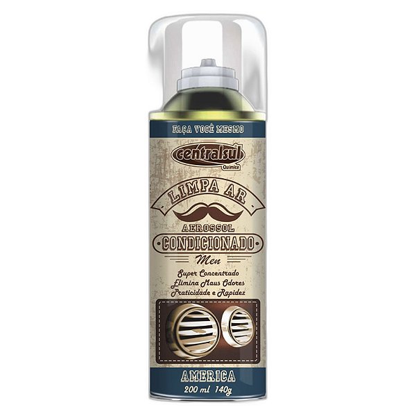 Centralsul Limpa Ar-Condicionado 200ml - America | Elimina Odores e Purifica o Ar | REF:1816