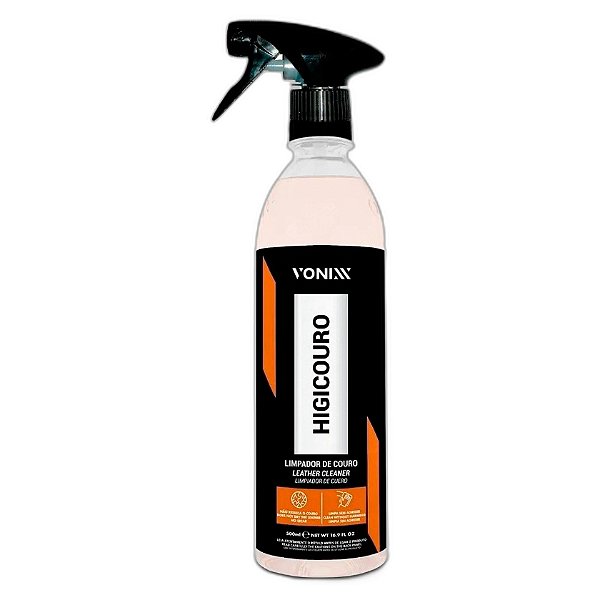 Vonixx Higicouro 500ml | Limpador Para Couro Natural e Sintético Com Ação Antimofo, Limpeza Segura e Duradoura | REF:3184
