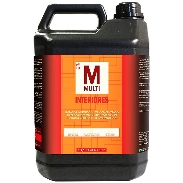 EasyTech Multi Interiores APC 5L | Limpador Super Concentrado para Estofados, Couro, Tapetes e Vinil com Alta Eficiência | REF: 5212