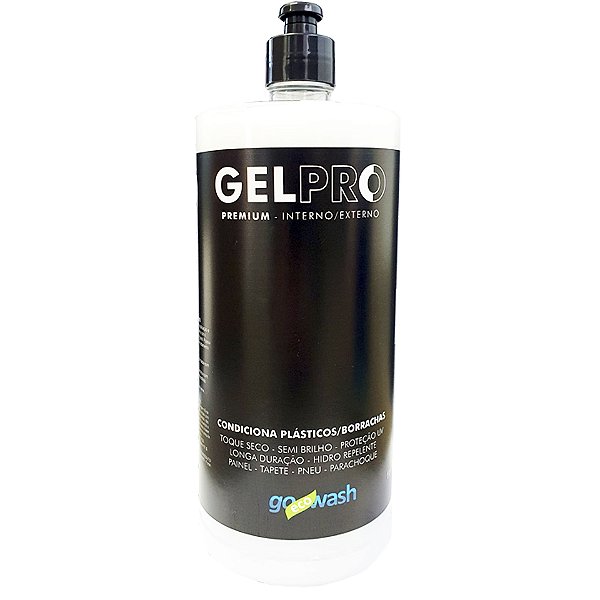 Go Eco Wash GelPro 500ml | Gel de Silicone para Plásticos e Borrachas com Toque Seco e Alta Durabilidade | REF:4854