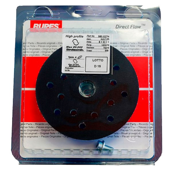 RUPES SUPORTE ROTO LIVRE 5POL - LHR15 / LH12E REF: 2784