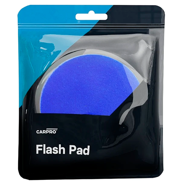 Boina de Espuma CarPro FlashPad Agressiva Branca 6" | Remoção Eficaz de Defeitos | REF:5755