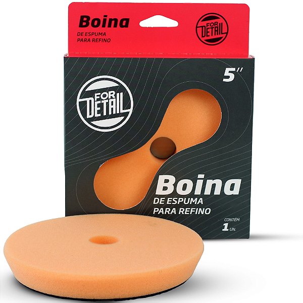 FORDETAIL BOINA ESPUMA 5POL REFINO - LARANJA REF: 5971