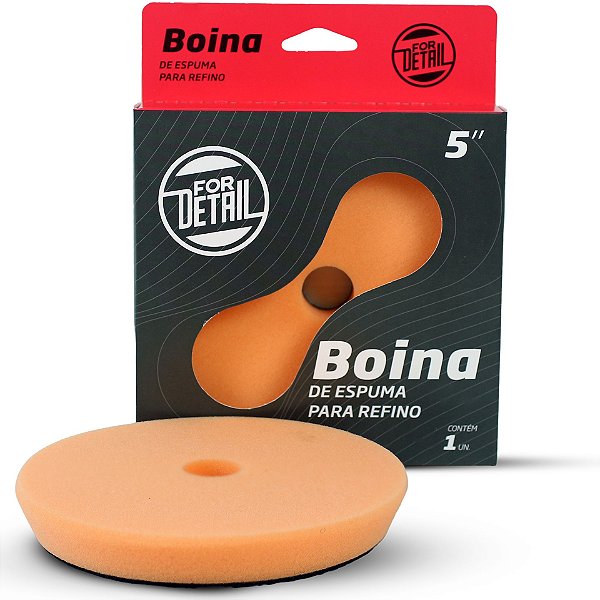 FORDETAIL BOINA ESPUMA 6POL REFINO - LARANJA REF: 6055