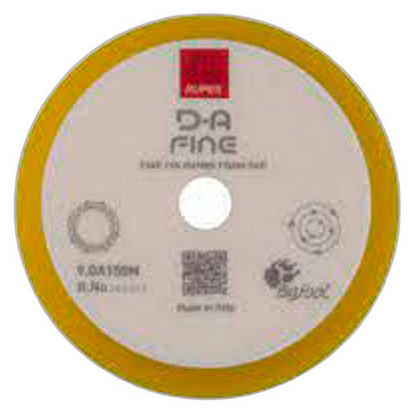 RUPES BOINA ESPUMA 5" REFINO AMARELA - Corte Moderado e Lustro Impecável | Versatilidade Profissional | REF:4959