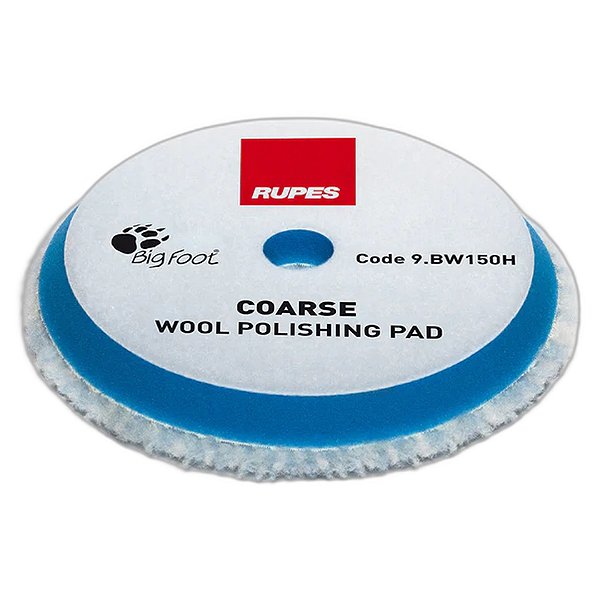 RUPES Boina de Lã Azul 5” | Corte Agressivo para Defeitos Severos | Politriz Orbital Roto/Forçada | REF: 2752