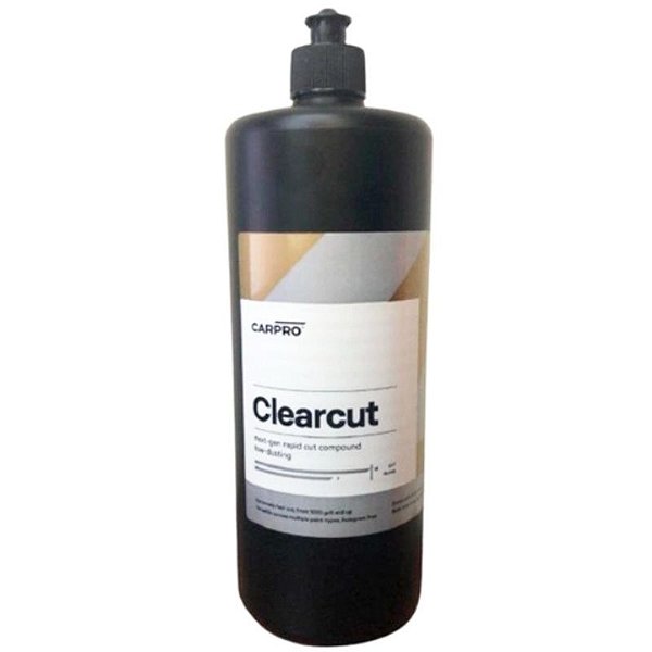 ClearCut CarPro 1kg - Composto Polidor de Corte Rápido | Alta Remoção de Defeitos e Lustro | REF:1735