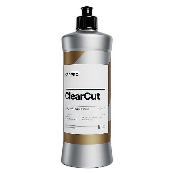 ClearCut CarPro 250g - Composto Polidor de Corte Rápido | Alta Remoção de Defeitos e Lustro | REF:1736