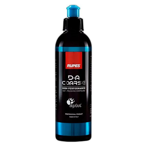 Rupes Composto de Corte D-A Coarse Azul 250ml | Alta Performance e Acabamento em Uma Etapa Para Polimento Automotivo | REF: 4949