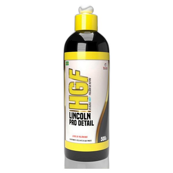 Lincoln | Composto Refino Hi Gloss Fast HGF 500g | Polimento Rápido, Brilho Intenso e Acabamento Profissional | REF:4884