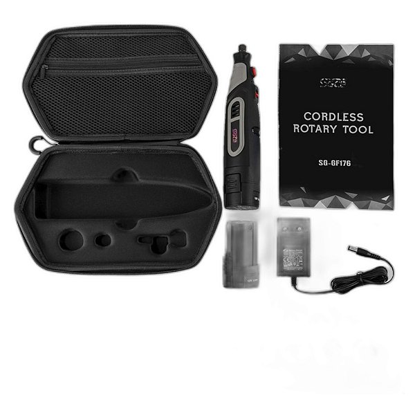 Mini Politriz Cordless SGCB | 12V | 25.000 RPM | Sem Fio | Compacta e Ergonômica | Detalhamento Automotivo | REF:5850