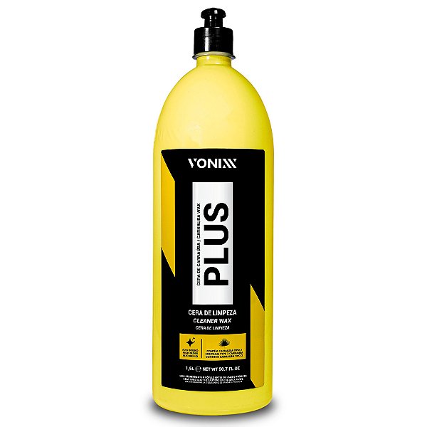 Vonixx Cera Líquida Carnaúba Plus 1,5L | Cera Limpadora e Protetora | REF:3137