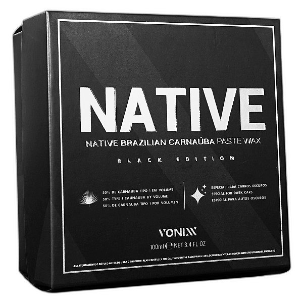Vonixx Native Paste Wax 100ml | Cera de Carnaúba Brasileira Premium | REF:3146