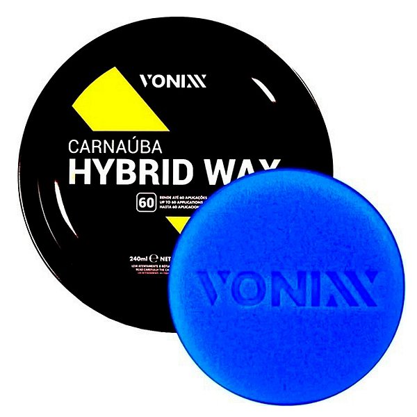 Vonixx Cera Pasta Carnaúba Hybrid Wax 240g | Brilho Espelhado e Proteção por 4 Meses | REF:3148
