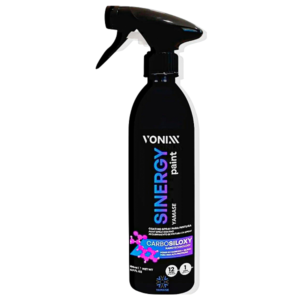 Spray de revestimento de pintura Vonixx Sinergy 500ml | Proteção e Repelência à Água |REF: 6072