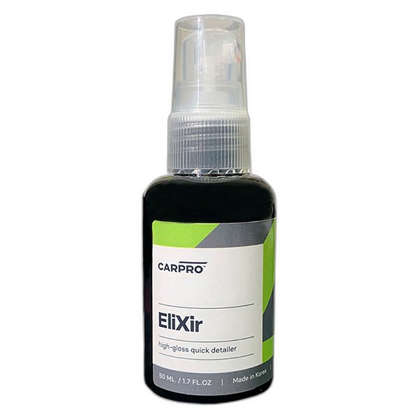 CarPro Elixir 50ml - Quick Detailer com Proteção Cerâmica | Brilho e Repelência Instantâneos | REF:1730
