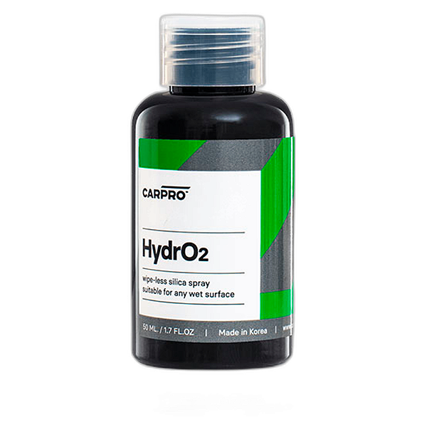 CarPro HydrO2 50ml | Selante Spray de Sílica Multiuso com Proteção UV para Pintura, Vidros e Plásticos | REF:1776