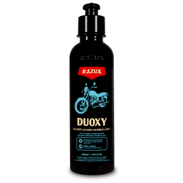 Razux Duoxy 240ml | Selante Cleaner Cerâmico 2 em 1 | Proteção e Brilho | REF:5765