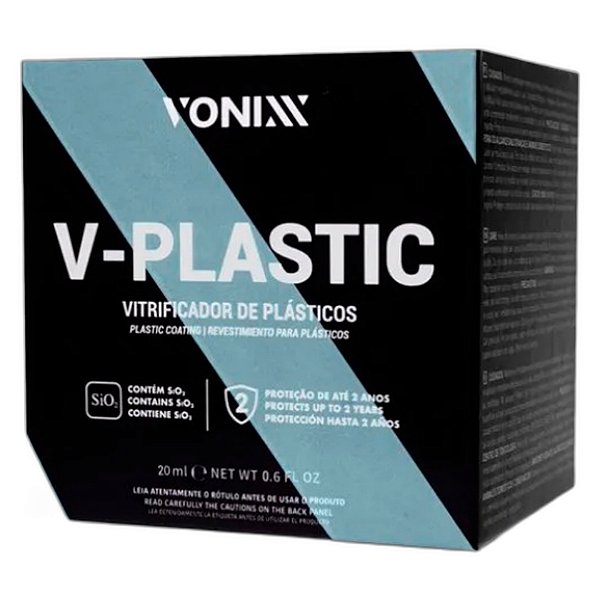 Revestimento cerâmico Vonixx V-Plastic 20ml | Renovação e Proteção UV para Plásticos | REF:3237