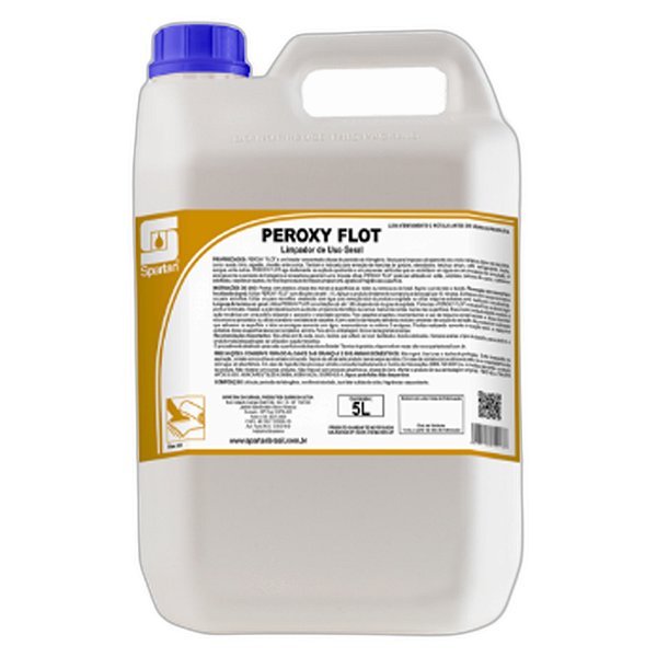 Peroxy Flot Spartan - Limpador e Clareador de Tecidos - 5L | Alta Eficiência e Rendimento | REF:6284