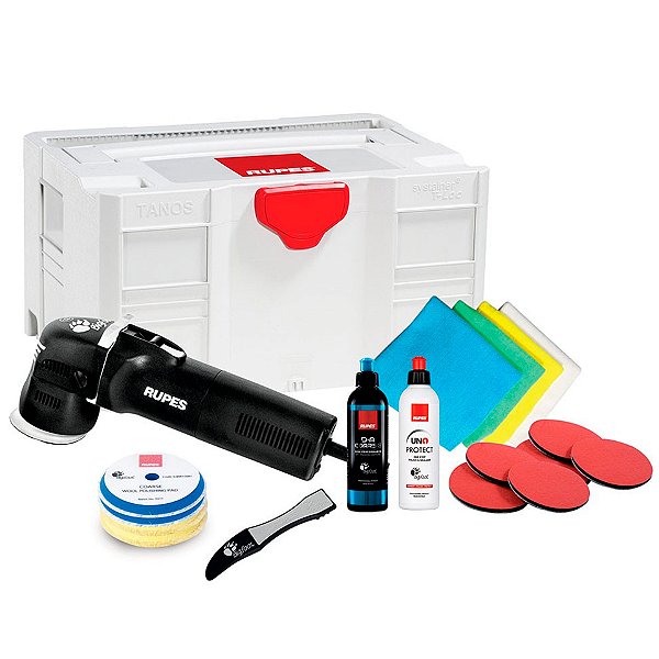 RUPES Kit Politriz Mini LHR75EBOX – Compacta, Eficiente e Profissional para Correções Técnicas | REF:6334