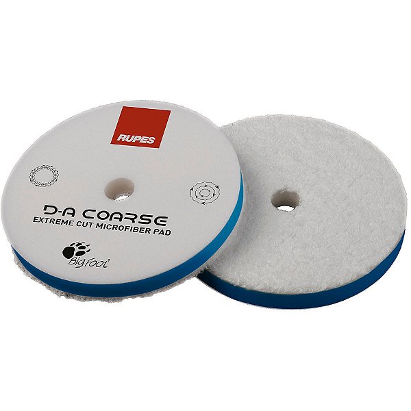RUPES Boina Microfibra Azul D-A Coarse 5” | 9MF130H - Corte Extremo com Alta Precisão para Polimento Profundo | REF:6325