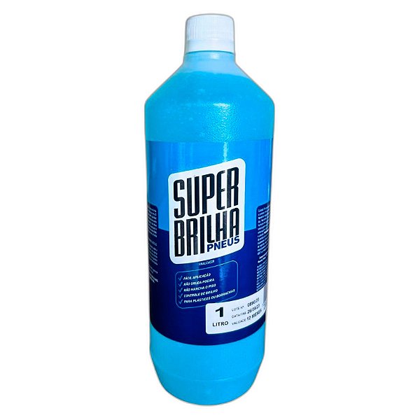 Super Brilha Pneus 1L | Proteção e Brilho Duradouro para Pneus e Plásticos | REF:6377