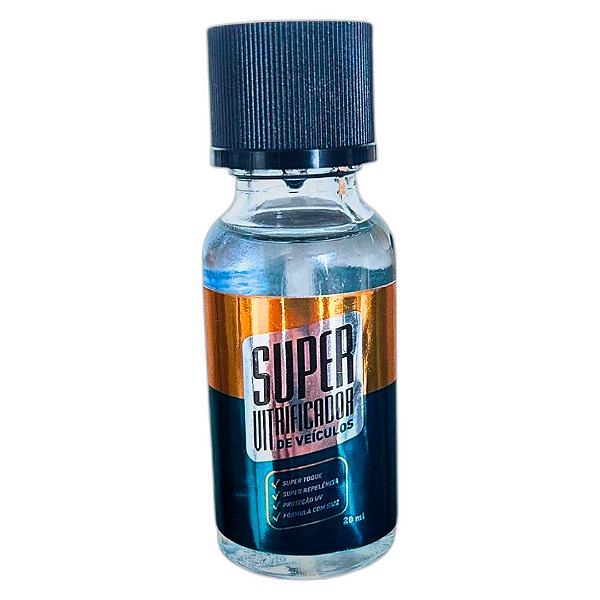 Super Vitrificador De Veículos 20ml | Brilho Espelhado e Proteção Cerâmica Avançada | REF:6376