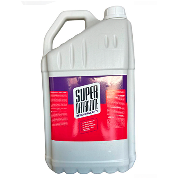 Super Detergente Desengraxante 5L | Limpeza Pesada e Alta Diluição | REF:6508