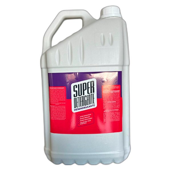 Super Detergente Desengraxante 5L | Limpeza Pesada e Alta Diluição | REF:6508