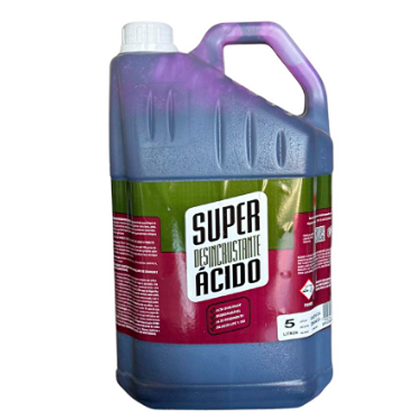 Super Desincrustante Ácido 5L | Limpeza de Incrustações Minerais e Gorduras | REF:6533
