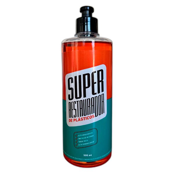Super Restaurador de Plásticos 500ml | Restauração e Proteção com Toque Seco | REF:6559