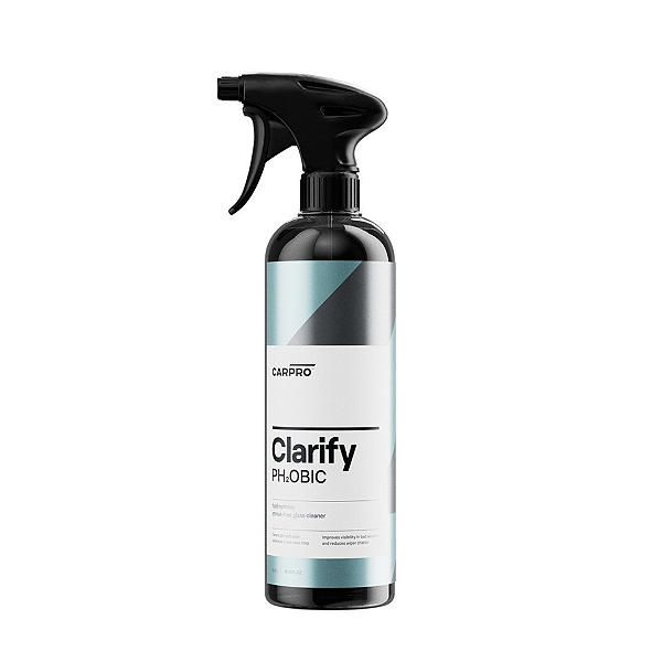 Clarify PHOBIC 500ml | Limpador de Vidros com Proteção Repelente à Água | Limpeza Sem Riscos e Maior Visibilidade | REF: 6616
