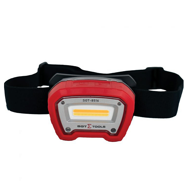 Lanterna de Cabeça SIGMA SGT8516 CRI 96 com Sensor de Movimento e USB Recarregável | IP65 Profissional | REF:6613