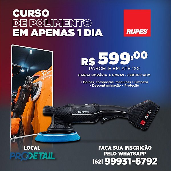 CURSO DE POLIMENTO RUPES