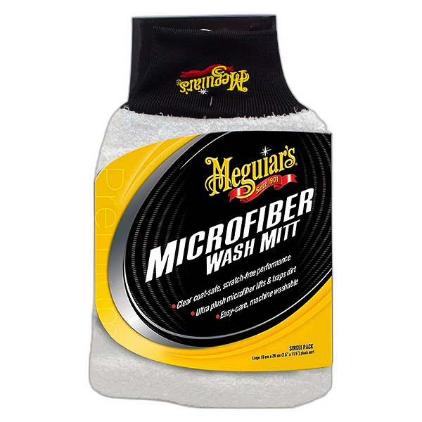 MEGUIARS LUVA MICROFIBER WASH MITT - X3002 REF:6770