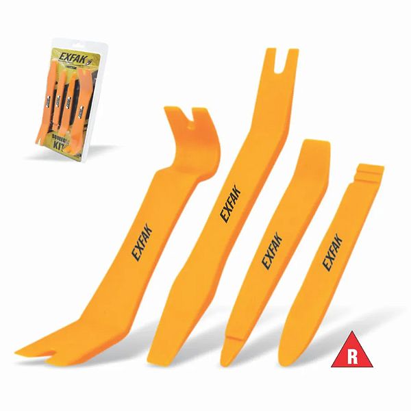 EXFAK KIT ESPATULAS PROFISSIONAL 4 PECAS 77-1313 REF:6654