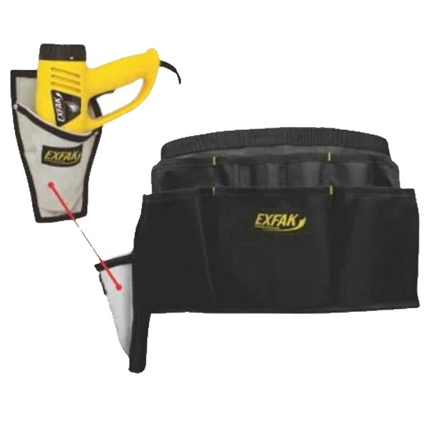 EXFAK BAINHA PORTA FERRAMENTA PROFISSIONAL GRANDE C/10 BOLSOS 63-8115 REF:6675