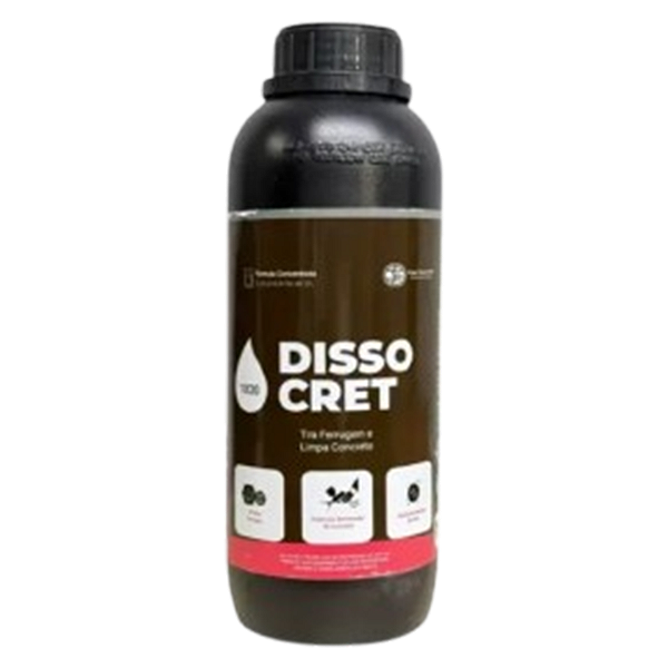 Disso Cret 1L - Removedor de Ferrugem e Limpador de Concreto com Ação Profunda e Diluição 1:20 | REF: 6991