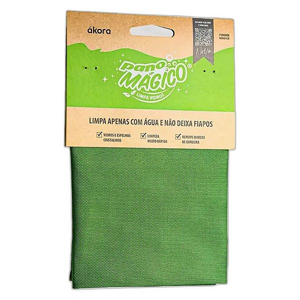 AKORA MIC VIDRO 40X40 300GSM VERDE - 1050-4 REF:6295
