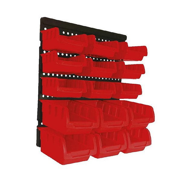 SIGMA PAINEL GAVETEIRO 15 CAIXAS  VERMELHO - 0699990042 REF:7013