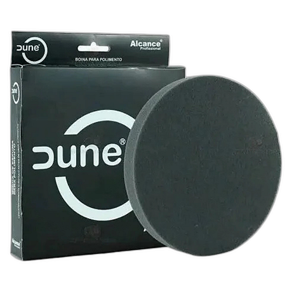 Boina de Polimento Alcance Dune 6" Super Lustro Preta - Acabamento Impecável REF:1490