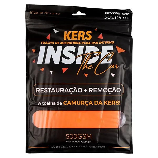 KERS INSIDE THE CAR TOALHA DE MICROFIBRA 30X30CM 500GSM REF:6920