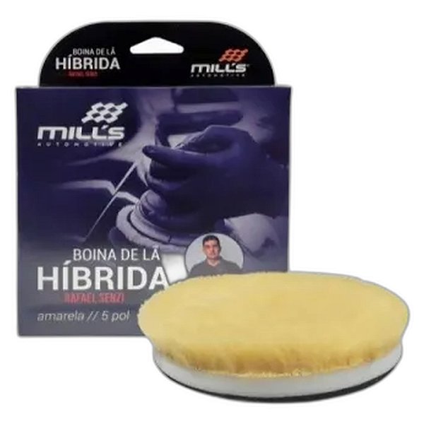 MILLS RS BOINA HIBRIDA 6POL AMARELA POLITRIZ INTERFACE ESPUMA BRANCA REF:5659