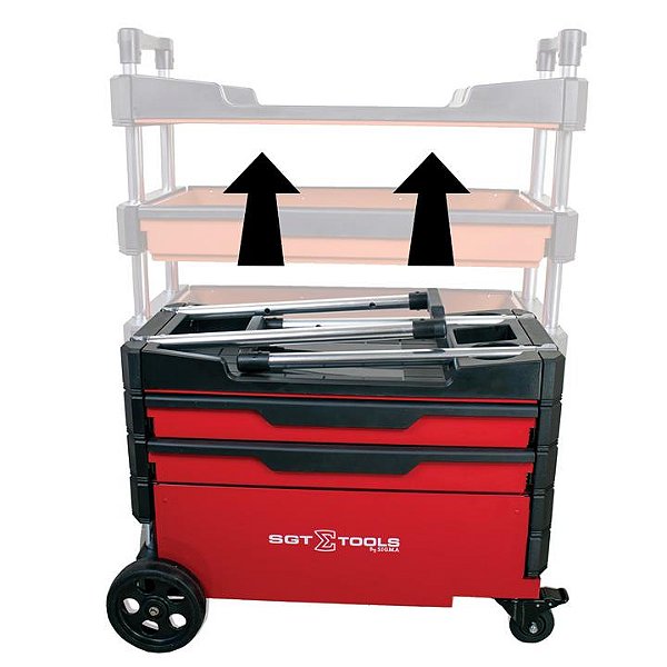 SIGMA CARRO DE FERRAMENTAS TIPO TROLLEY - 1205100610 REF:6611