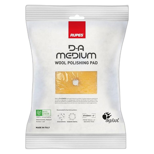 RUPES BOINA LA 5POL REFINO AMARELA - 9NW130M  (NOVO) REF:6876